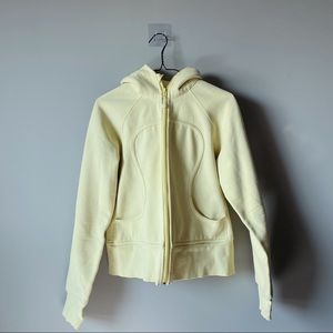 Lululemon Scuba Zip Up Hoodie | Yellow Sweater